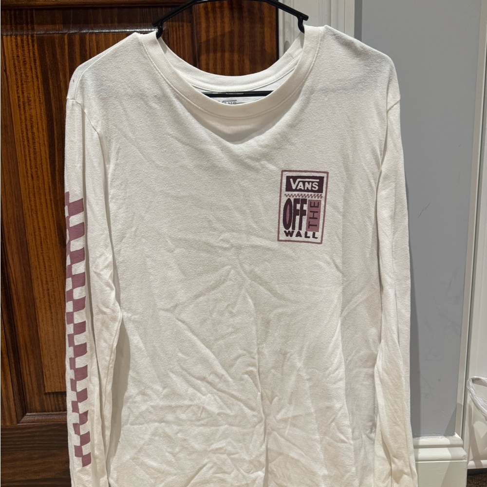 Vans White Crew Neck Tee